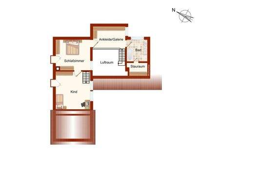 Grundriss Obergeschoss