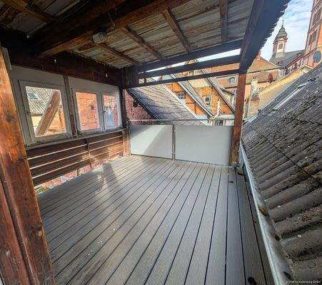 Dachterrasse Überdach