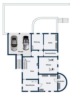 Grundriss Keller