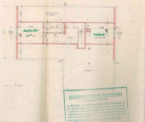 Dachgeschoss Grundriss