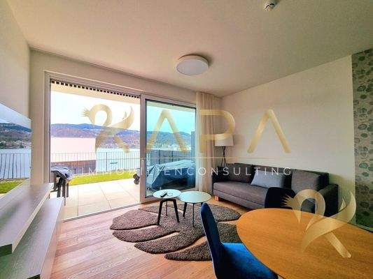 Seewohnung_KAPA Immobilienconsulting_Maria Wörth_Wörthersee_Wohn-Esszimmer