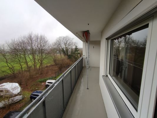 Ausblick vom Balkon