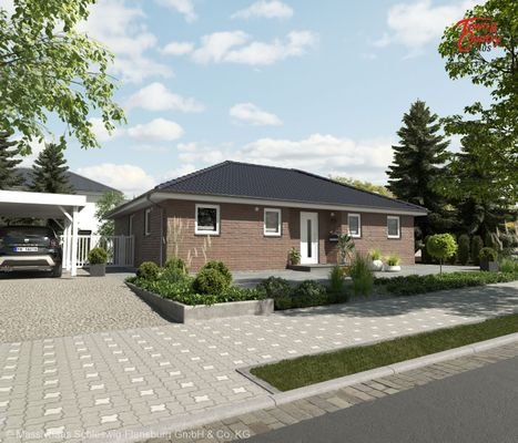 Ansicht Straße Verblendfassade