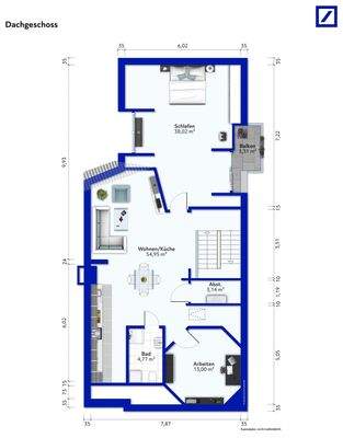 Grundriss Dachgeschoss