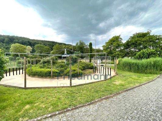 Führanlage und Teich