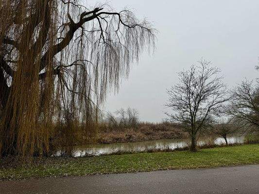 Ussel hinter dem Grundstück