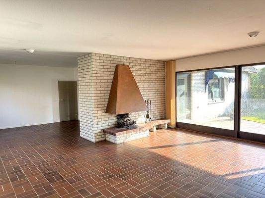 Wohnzimmer mit Kaminofen