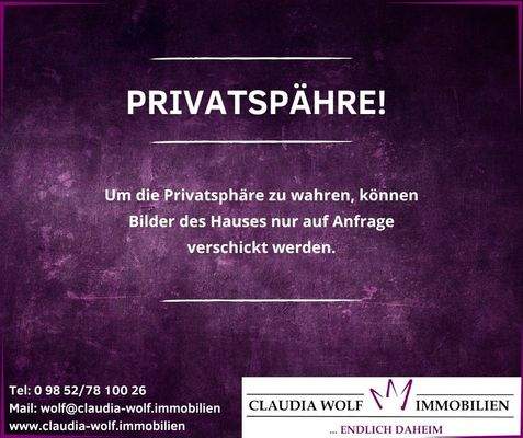 Privatsphäre - Bilder auf Anfrage Haus