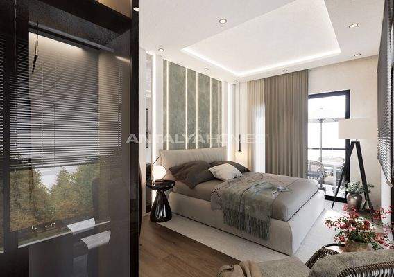 Elegant Flats in a Complex with Pool and Sauna in Alanya