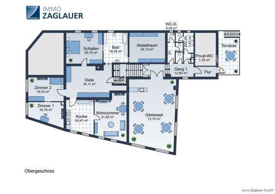 Grundriss Obergeschoss