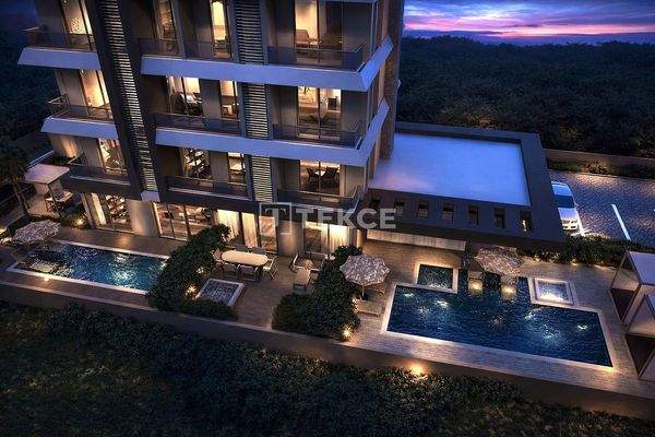 Apartments 300 m from the Beach in Alanya Kestel