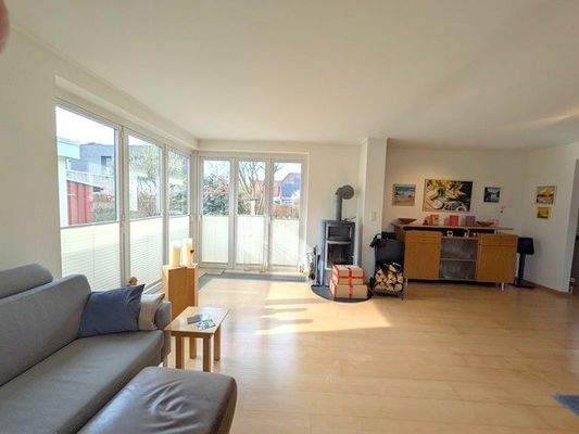 Wohnen EG, mit Kaminofen