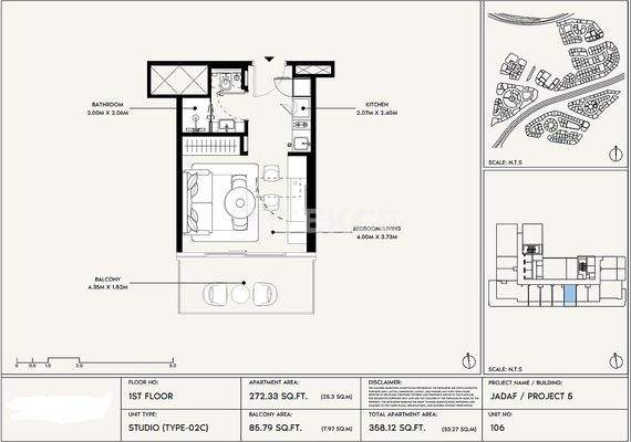 Modern Apartments with Premium Amenities in Al Jaddaf Dubai