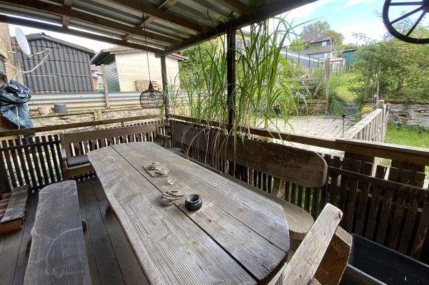 Überdachte Terrasse