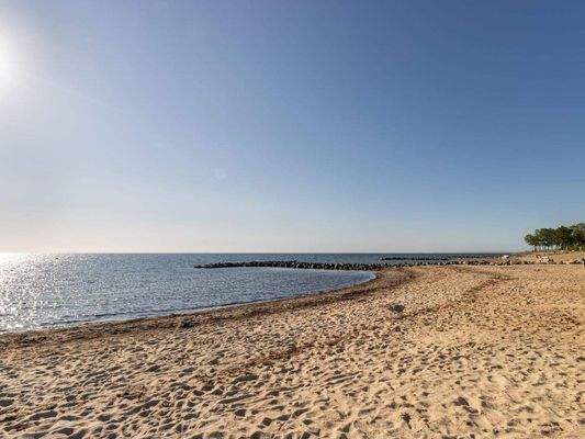 Ostseestrand direkt vor der Tür