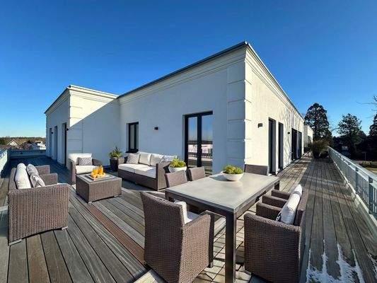 Südterrasse Möblierungsvorschlag