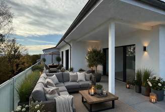 Dachterrasse (Einrichtungsbeispiel)