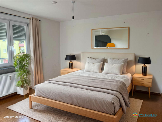 2. Kinderzimmer / Schlafzimmer - virtually staged