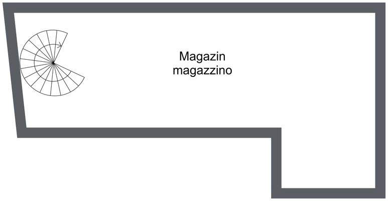 Frieseursalon_Franziskanergasse_Magazin - 1. Etage - 2D Floor Plan
