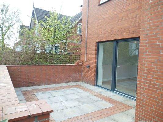 Blick auf die 2. Terrasse