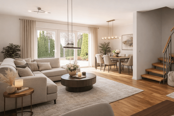 Wohnzimmer (Home-Staging)