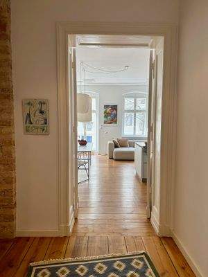 Der Blick ins Wohnzimmer