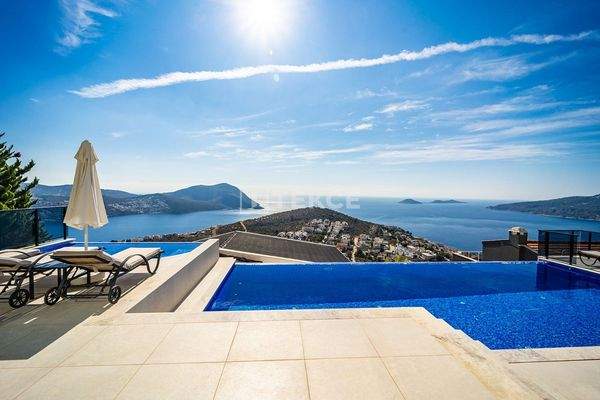 Luxury Sea View Property with Pool in Kalkan Kaş