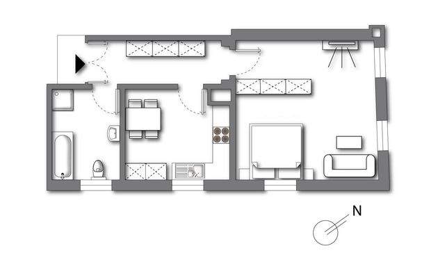 Grundriss (kein Maßstab - Details können abweichen)