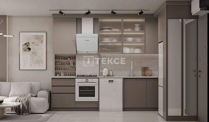 Apartments in a Complex with a Pool and Prime Location in Antalya