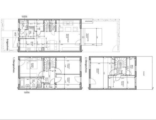 Grundriss mit Massen