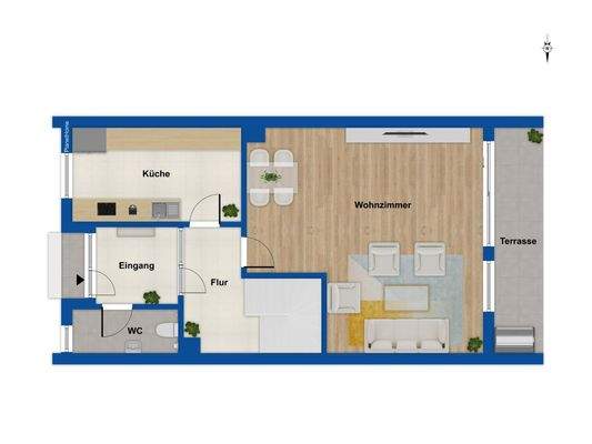 Grundriss - Erdgeschoss