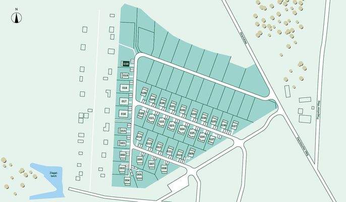 Lage des Einfamilienhauses im Quartier