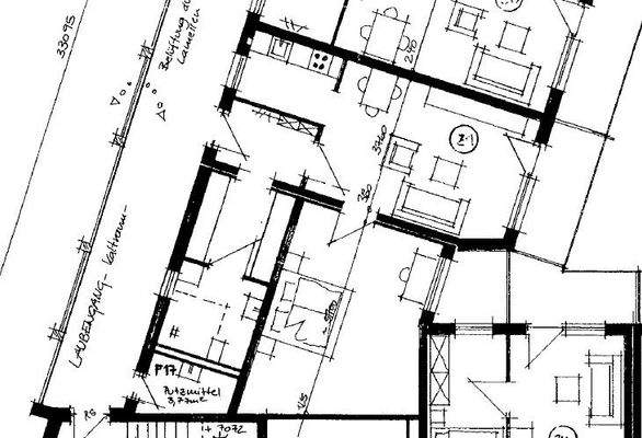 Grundriss 3- Raum WE