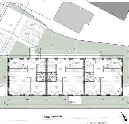 Grundriss Reihenhaus EG