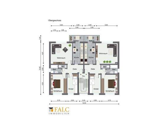 Obergeschoss - Haus Nr. 45