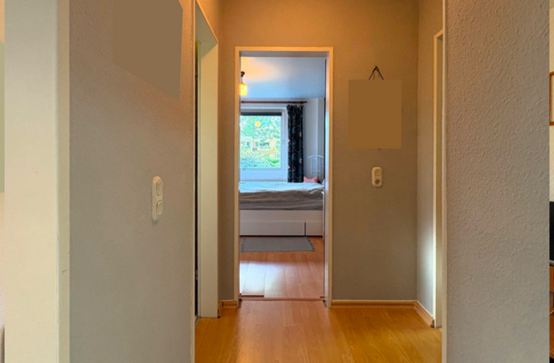 Flur zum Schlafzimmer