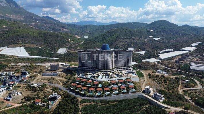 Apartments with Aquapark in a Hotel Concept Complex in Alanya