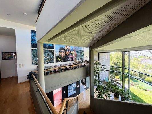 Ansicht und Ausblick von Galerie