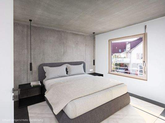 Schlafzimmer - virtuell möbliert.8006_Exposé
