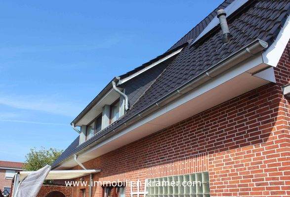 Sanierte Dachfläche, hier Südseite