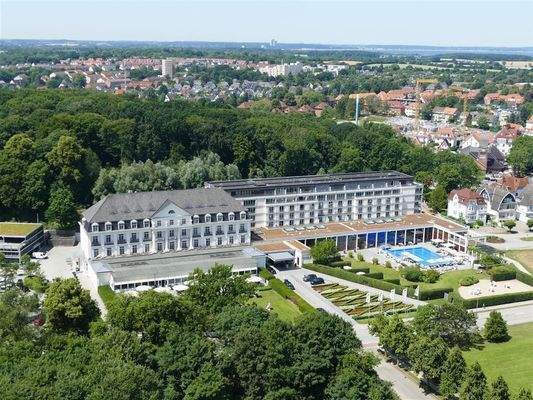 Blick auf das Kurhotel