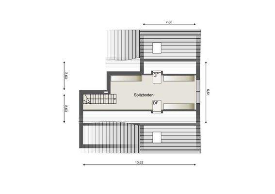 Grundriss Dachgeschoss