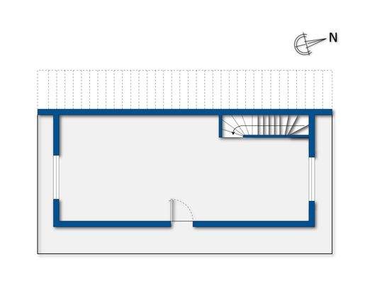 Grundrissskizze Remise Obergeschoss
