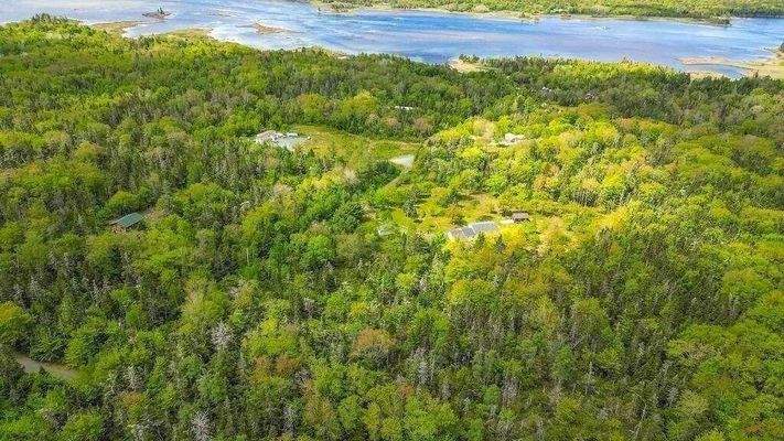 Blick über die Parzellierung