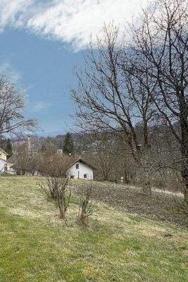Garten mit Blick auf Frauenau