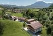Blick ins Tal und Berge