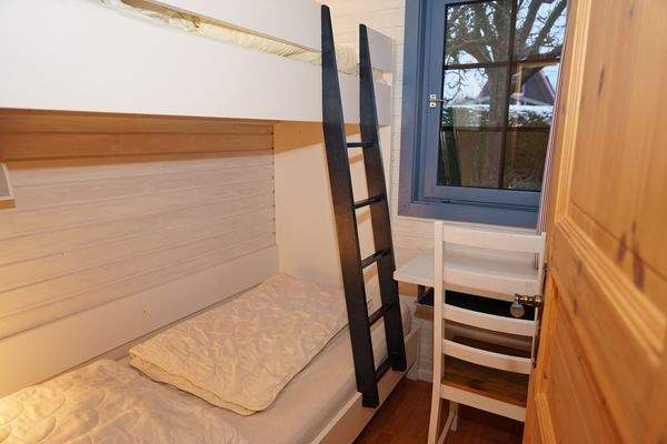 Schlafzimmer II: mit Etagenbett