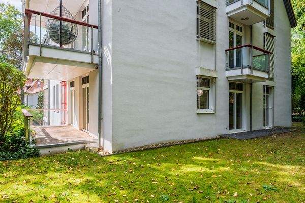 View of apartment and garden