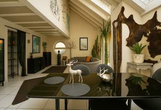 Ess Wohnzimmer mit Balkon