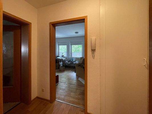 Blick zum Wohnzimmer